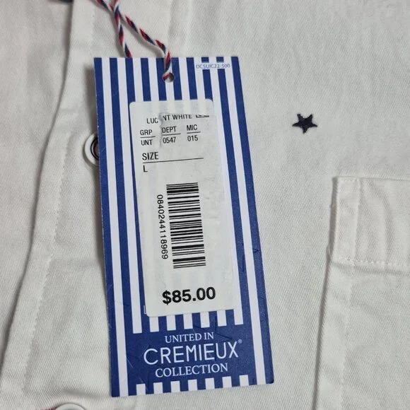 Daniel Cremieux Men's Shirt Size L White Stars United Collection Button Up (57) - Picture 7 of 11
